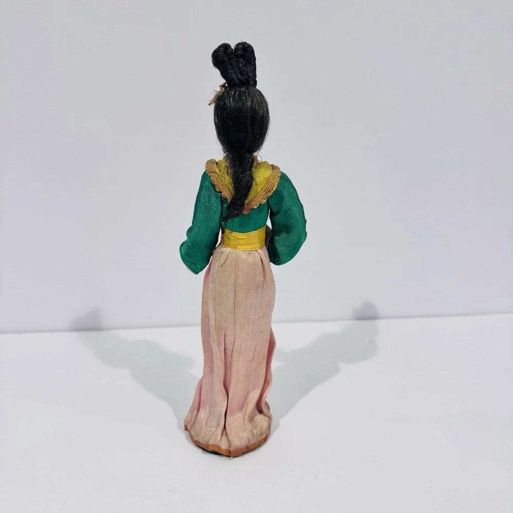 Vintage Asian Cloth Souvenir Doll With‎ Traditional Dress 10